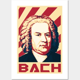 Johann Sebastian Bach Retro Propaganda Posters and Art